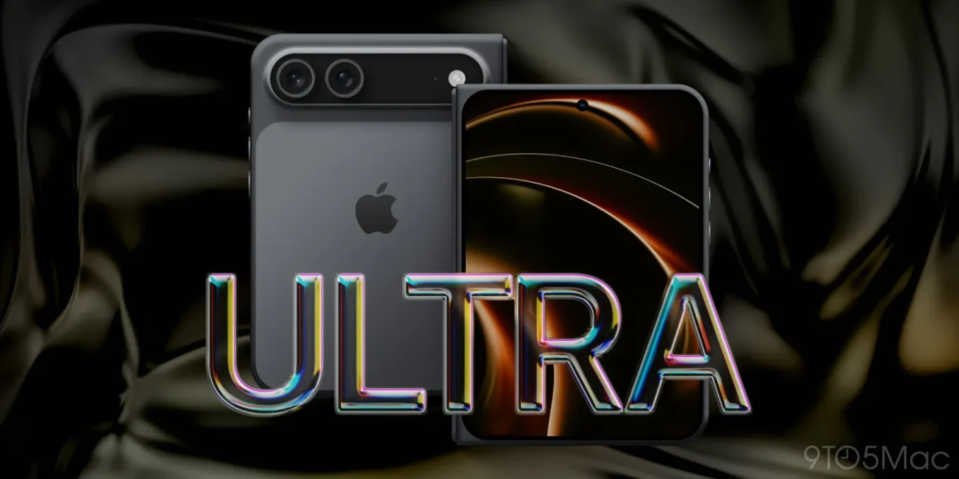 تصویر iPhone Ultra تاشو از اپل